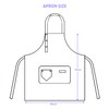 Yotsuba Apron, Unisex Bib Apron, Upgraded Waterproof Canvas, Adjustable, Multiple