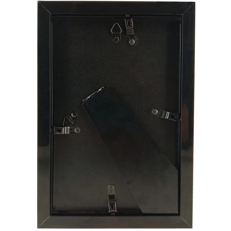 ReqiHome 4 Packs,Theatre bill Frame with Real Glass,Black Theatre Frame,Holds