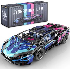 CIJINAY Sports Car Building Blocks Set for Lambo, Racing Car Building Kits, 1314 PCS MOC Supercar Models for Kids Adult, Construction Vehicle Toys Gift, Compatible with Major Brand Technic