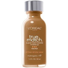 L'Oréal Paris True Match Super-Blendable Makeup, Mahogany, 1 fl. oz.