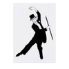 'Dancing Man' Temporary Tattoo - Water Resistant, Skin-Safe, Non-Toxic Transfer