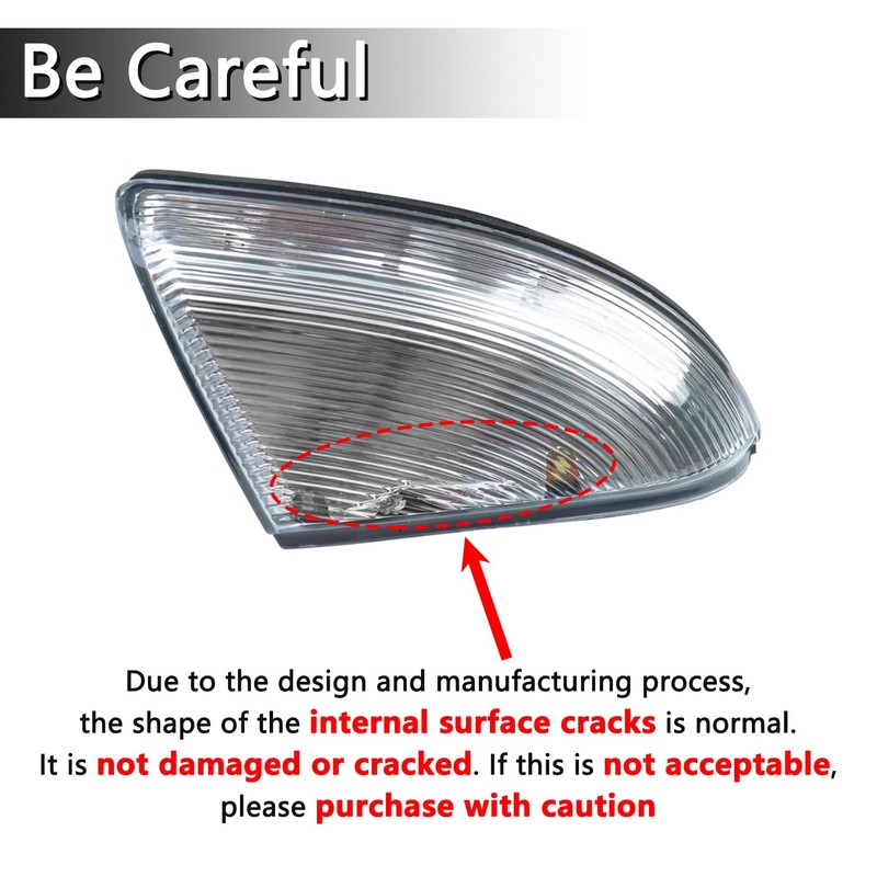 LED Front Right Passenger Side Mirror Turn Signal Light Lamp