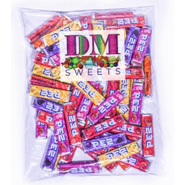 Pez - 1 Pound of Bulk Individually Wrapped Cherry Lemon Grape Orange Raspberry Candy