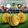 SPIN FIRST ADS Sports Soft Cricket Ball for Training &