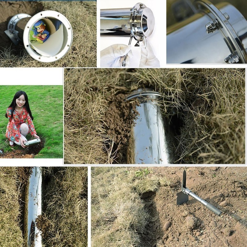 Moumou Moumou Time Capsule, Corrosion Resistant, Waterproof Stainless Steel Capsule