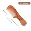 Frcolor Comb Hair Comb Peach Trees Massage Hair Brush Women's