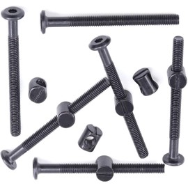 TA-VIGOR 10Pcs M6 x 40mm Hex Head Screws Bolts, Nuts, Flat & Lock Washers Kits, Fully Thread Hexagon Bolts, High Tensile Cap Screws for Metal Work, Automotive Machinery, Bike Motorcycles Repair