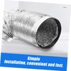 Gadpiparty Flexible Aluminum Foil Kitchen Vent Hose for Range Hood