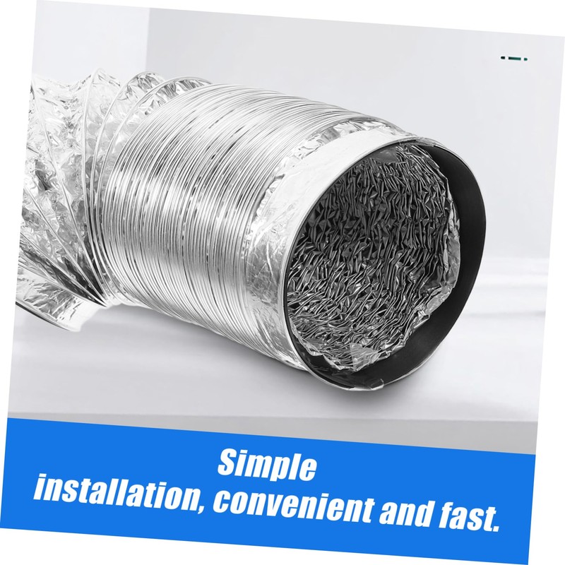 Gadpiparty Flexible Aluminum Foil Kitchen Vent Hose for Range Hood
