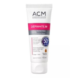 ACM Depiwhite M Crema Protectora Color Dorado 50+ Fps 40ml