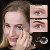 Eyebrow Cream with Brush, Long Lasting Waterproof Eyebrow Pencil Gel,