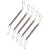 5Pcs Silver Spring with 2 Clips Used Singly or in