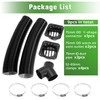 YiEC ZAN 75mm Diesel Heater Pipe Duct Vent Kit with