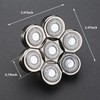7 Blades Head Shaver Replacement Heads Electric Shaver Universal Replacement
