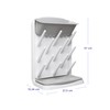 Ubbi Ubbi Vertical Baby Bottle Drying Rack, Space Saving Countertop