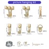 Picture Hanging kit for mounting on Picture Frames and Hard