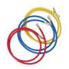 3pcs 150cm Refrigerant Charging Hose Air Conditioner Charging Hose 1/4in
