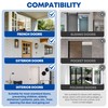 RIAUOR Child Safety Door Top Lock - Adjustable Child Proof