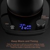 YDDZZM Gooseneck Electric Kettle, Intelligent Temperature Control, Stainless Steel Inner,
