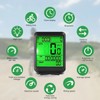 Bike Computer 12 Functions IP54 Waterproof Bicycle Speedometer Odometer, Cycling