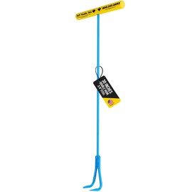 T&T Tools 30-Inch Handy Hook Double Hook End Lifting Tool – Heavy Duty 3/8 Inch Rigid Steel Hooks for Lifting and Moving Items Around. Septic Tank Lids, Storm Drains & Utility Lids - 1 Pack