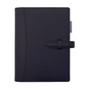 Franklin Planner 65744 Bonded Leather Fiber Binder Compact 20mm Navy