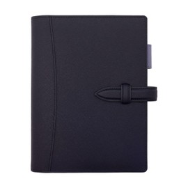 Franklin Planner 65744 Bonded Leather Fiber Binder Compact 20mm Navy