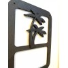 Palm Tree in 3D - BLK For Jeep Wrangler JK/JKU