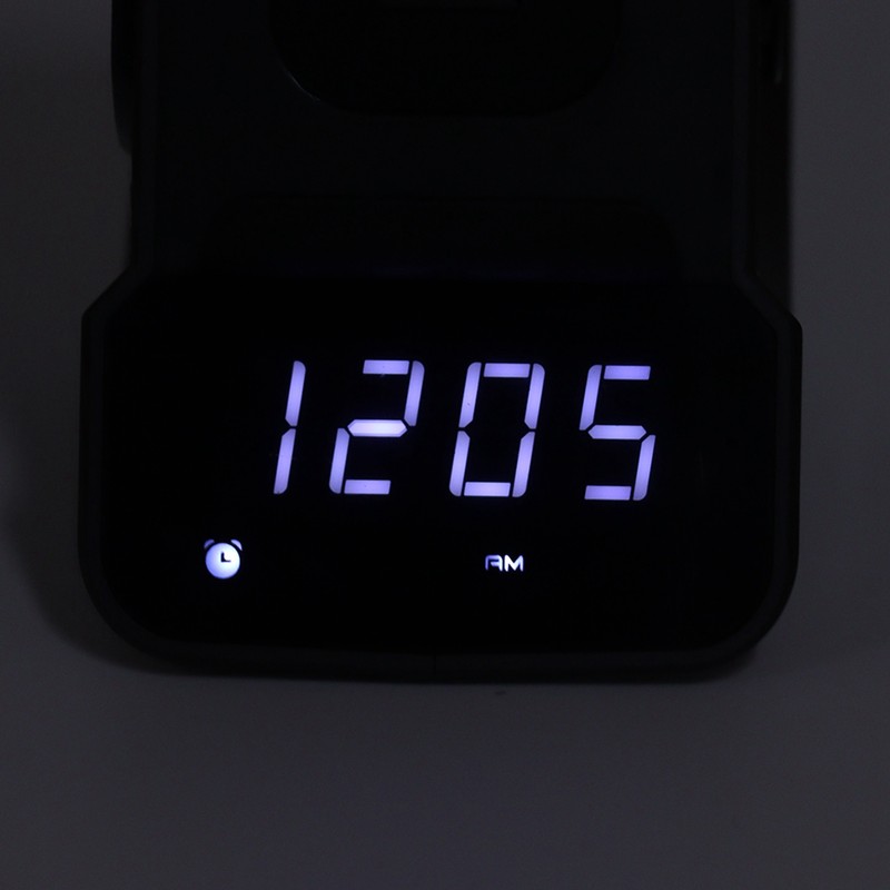 3 in 1 Bluetooth Speaker PC ABS Alarm Clock with