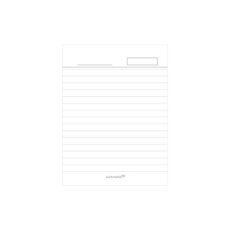 Paquete con 5 Cuadernos Estrella 0560 Libreta 1/8 Pasta Dura