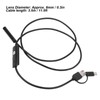 AN100‑8 8mm 3 in 1 Endoscope IP67 Waterproof 6LED Adjustable
