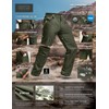 CQR Men's Convertible Cargo Tactical Pants, Water Resistant Outdoor Hiking