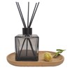 Perfume Reed Diffuser Bottle,Empty Square Essential Oil Bottles Glass Jar