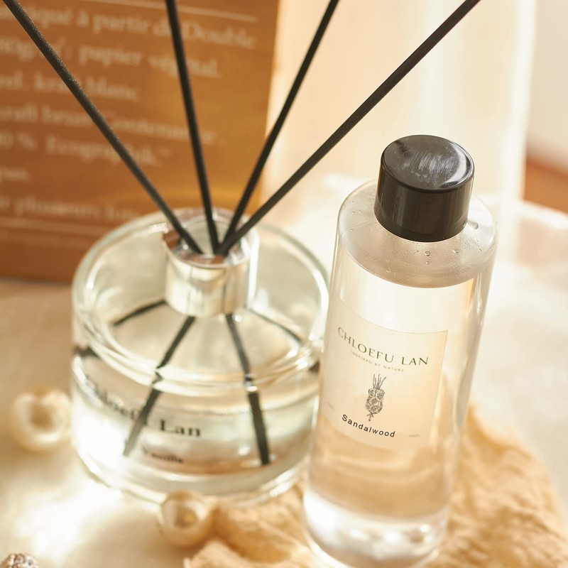 Chloefu LAN Sandalwood Essential Oil Scented Diffuser Oil 200ml/6.76 fl