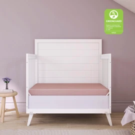 Dream On Me Snuggles Extra Firm Baby Crib Mattress, Greenguard Gold and JPMA Certified Crib Mattress, Fits All Portable & Mini Cribs, Waterproof Vinyl Cover, 10 Years Limited Warranty