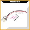 Partuto Blower Motor Connector Plug Wire Harness 8" Pigtail Kit