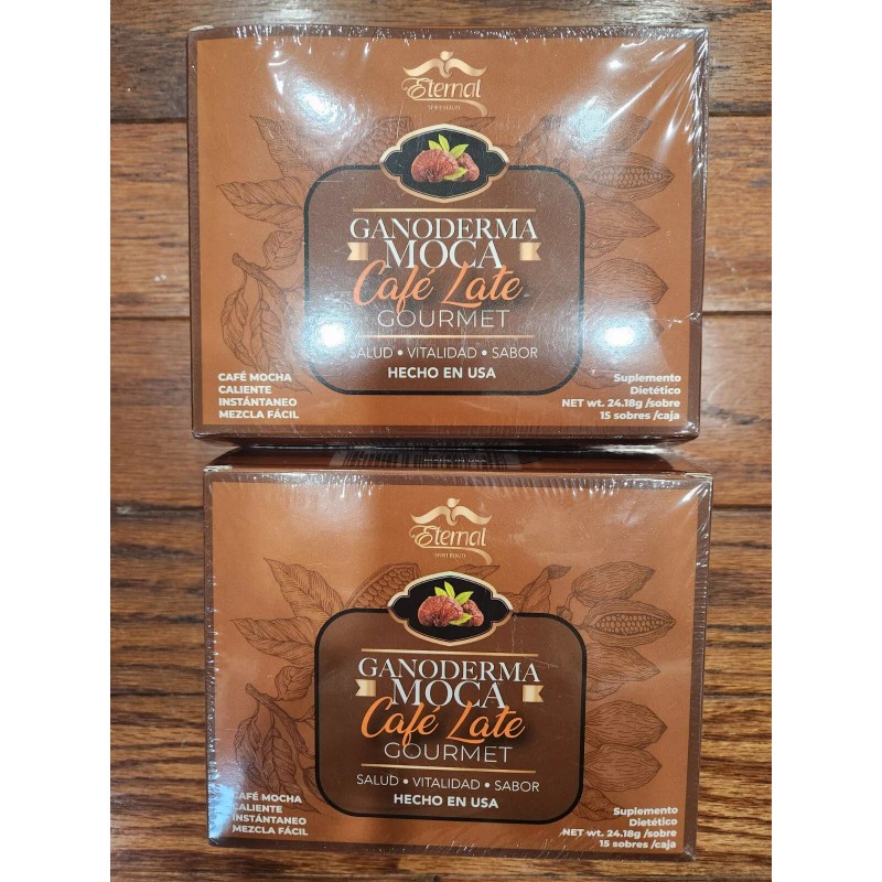 ETERNAL 2 PACK ETERNAL REISHI MOCHA LATTE COFFEE GOURMET 15