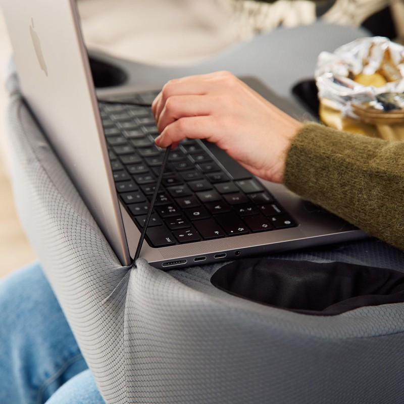 TabCouchCaddy Lap Desk Pillow - Cushioned Lap Pillow for Reading,