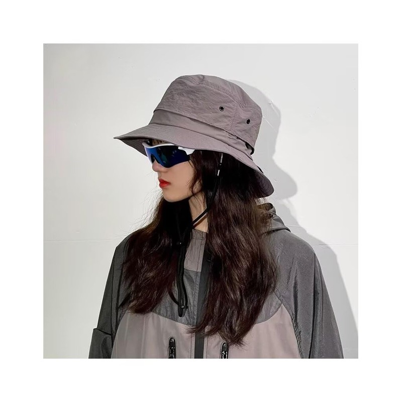 Uroi Waterproof Bucket Hat, Foldable, Storable, Safari Hat, Mesh, Lightweight,
