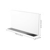 NUOLUX Magnetic Divider Board Transparent Drawer Divider Board Transparent PVC