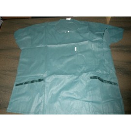 MOLNLYCKE BARRIER GREEN SCRUB SHIRT MEDIUM -18640- BOX OF 48