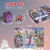 Tektalk Advent Calendar 2024 Christmas Jigsaw Puzzle, 1008 Pieces Puzzles,