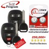 Extra-Partss 2 Remote Car Key for 2006-2013 Impala Monte Carlo 2007 2008 2009 2010 2011 2012
