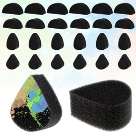 JJUNW Pack of 24 Face Painting Sponges, High Density Painting Sponge, School Sponges, Art for DIY Painting, Make-Up, Face Paint, Christmas Body Painting (4 Shapes)