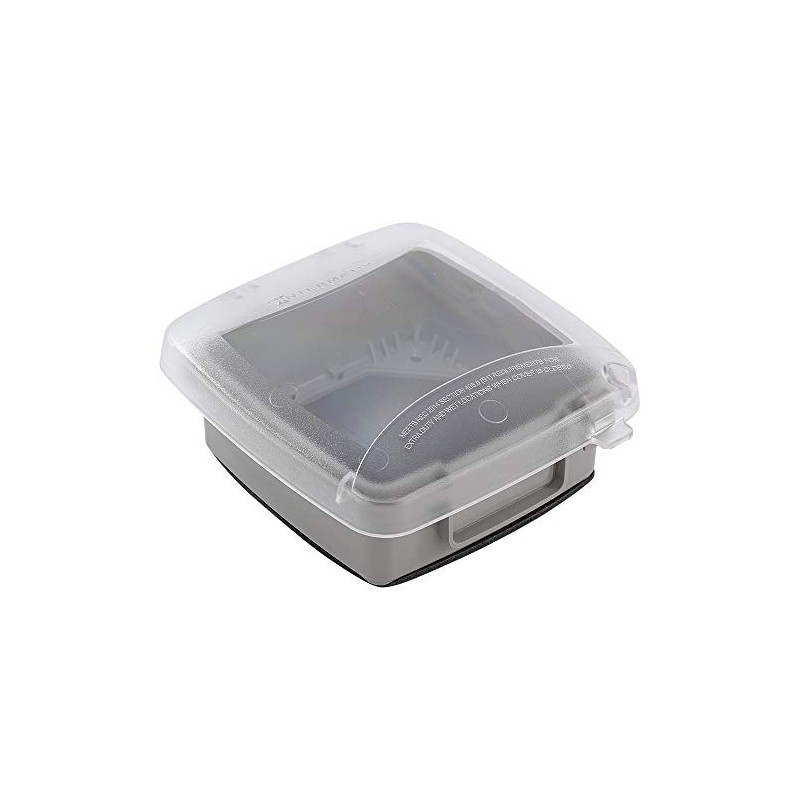 Intermatic Wp5220C Electrical Box, 2.25" Double Gang Plastic While-in-Use Weatherproof