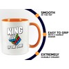 Luxe Gifting Rubik Player 2Tone Mug 11oz Orange -King Of