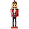 Sikora NK-D Elaborately Designed Decorative Nutcracker Figurine Made of Wood,
