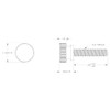Nylon Thumb Screws, #8-32 Thread (10, Black, 3/4")