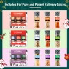 Soeos Spice Seasoning Set of 9 Individual Spice Grinder, Pure
