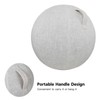 55cm/65cm/75cm Cotton+Linen Protective Yoga Ball Cover Exercise Ball Protection Skin